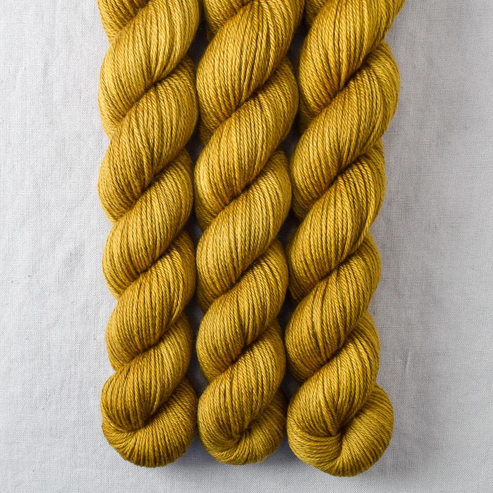 Antique Brass - Miss Babs Yowza Mini superwash Merino wool yarn