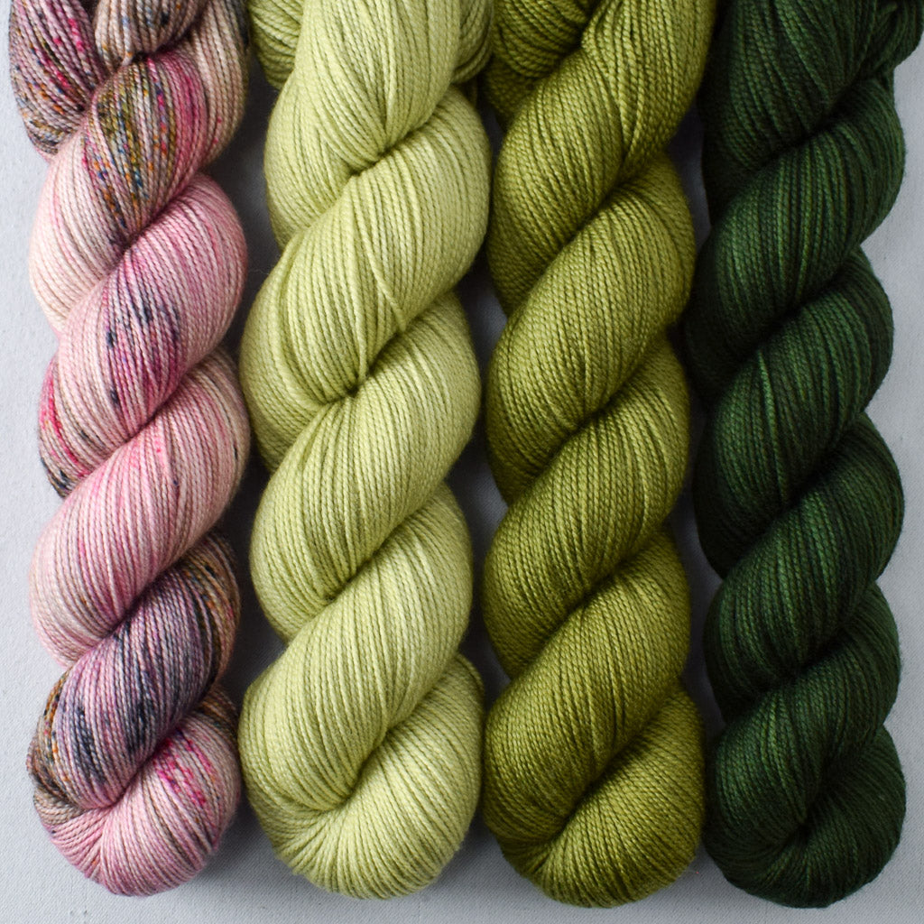 Apple Season, Frog Belly, Thyme, Nori - Miss Babs Yummy 2-Ply Quartet