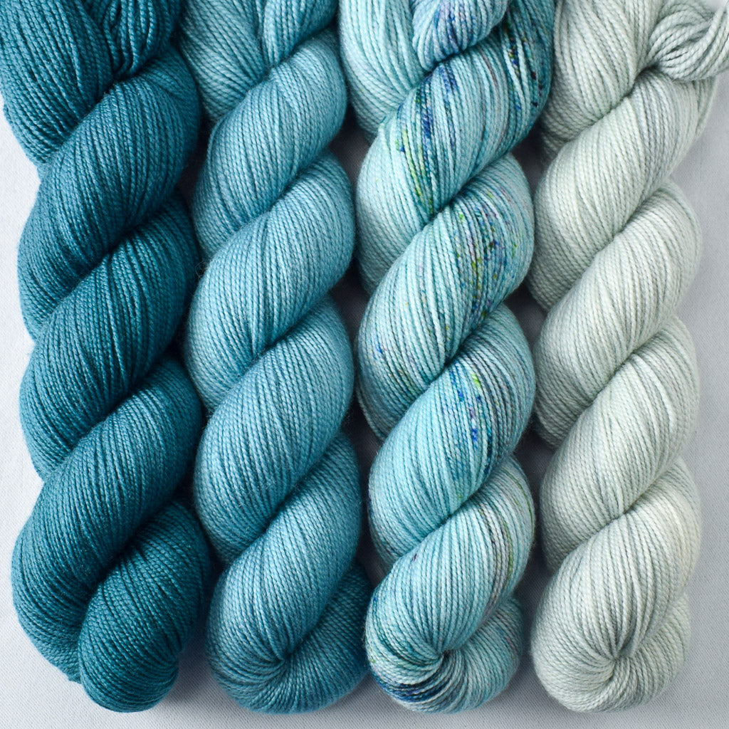 Aquarius, Skat, Confetti, Stippleback - Miss Babs Yummy 2-Ply Quartet