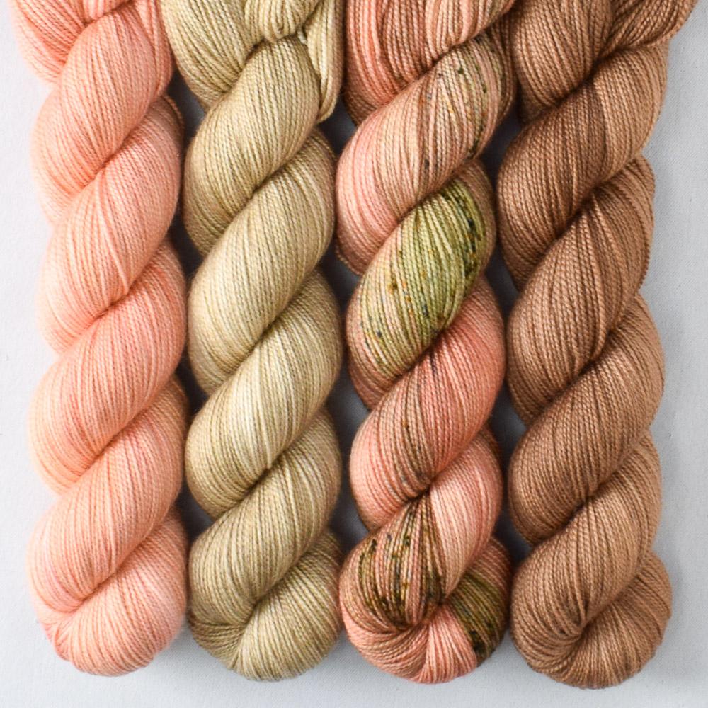 Ascent, Dunes, Rosy Finch, Sweet Chocolate - Miss Babs Yummy 2-Ply Quartet