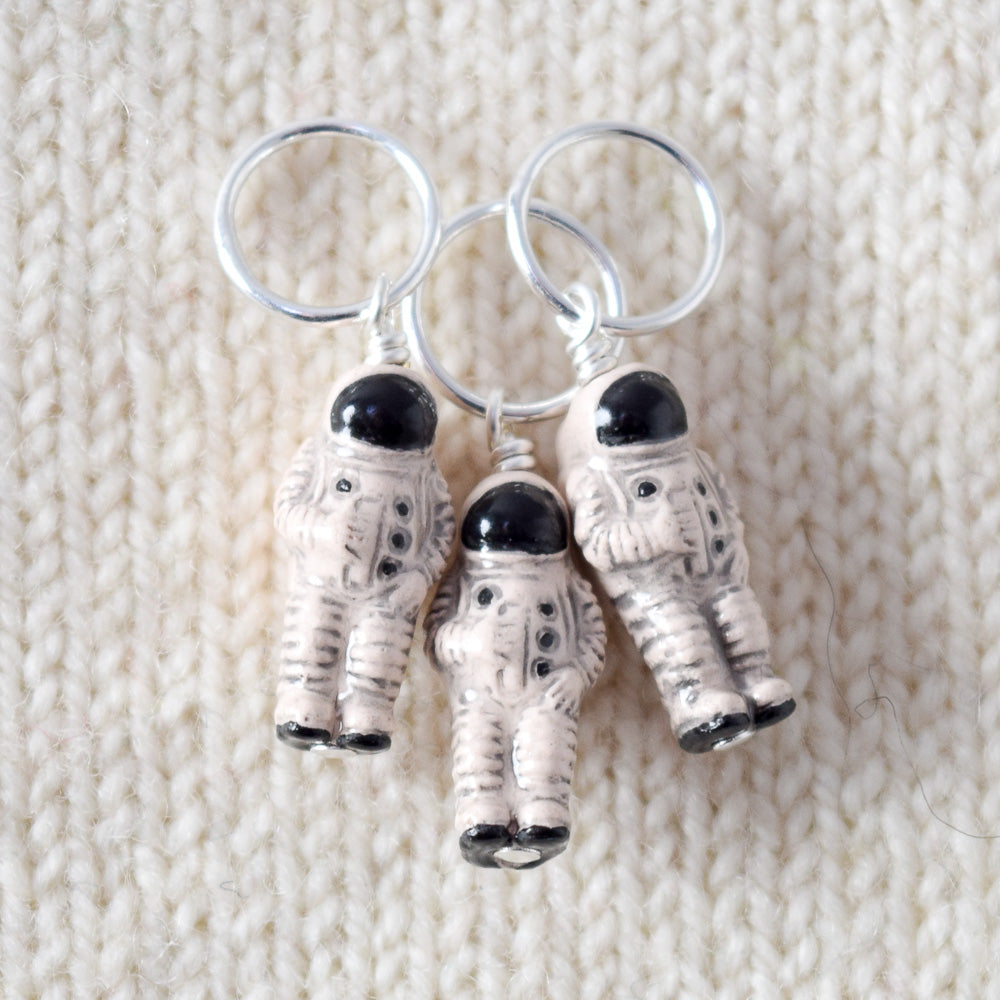 Astronaut Stitch Markers - Set of 3