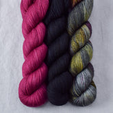 Aubergine, Blackbird, Zombie Prom - Miss Babs Yummy 2-Ply Trio