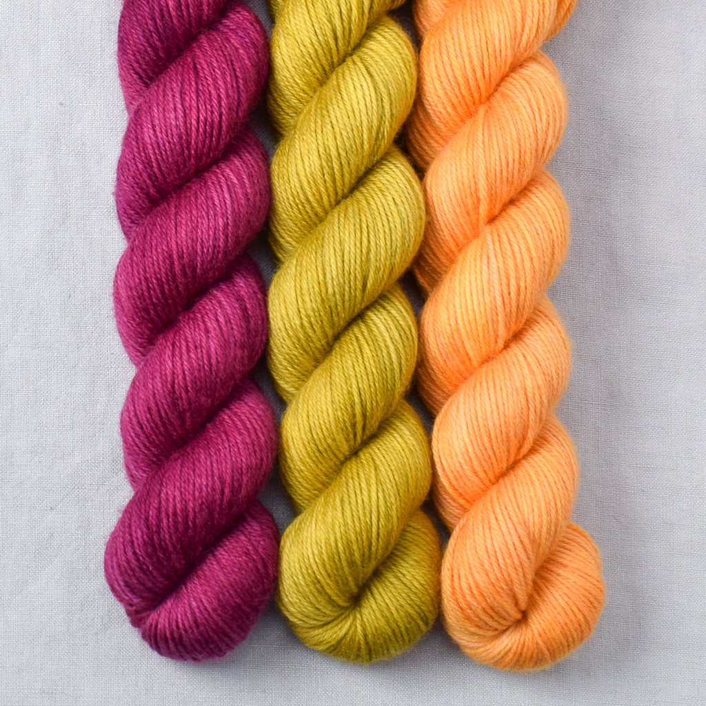 Aubergine, Coreopsis, Cumin - Miss Babs Yowza Mini Trio