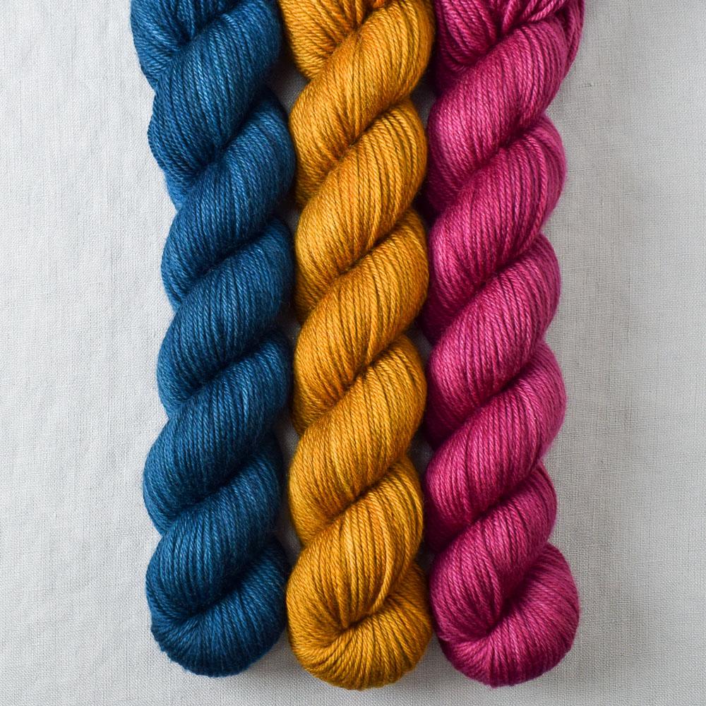 Aubergine, Franklin, Old Gold - Miss Babs Yowza Mini Trio