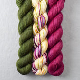 Aubergine, Garden Party, Terrapin Station - Miss Babs Yowza Mini Trio