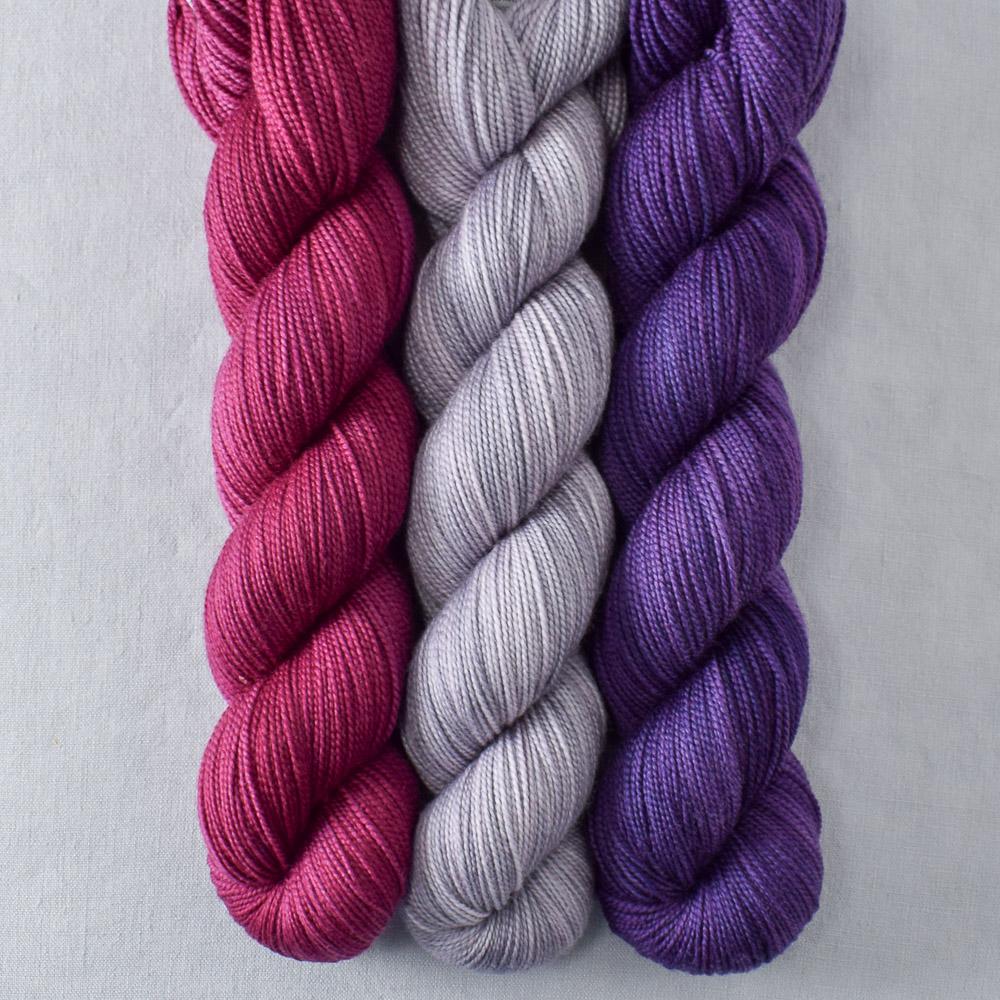 Aubergine, Lilacs, Provence - Miss Babs Yummy 2-Ply Trio