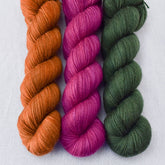 Aubergine, Nori, Roasted Pumpkin - Miss Babs Yummy 2-Ply Trio