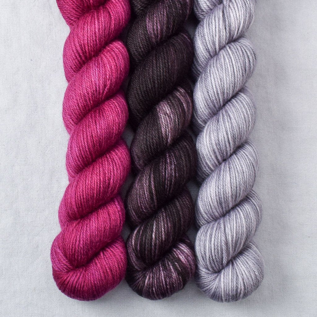 Aubergine, Provence, White Peppercorn - Miss Babs Yowza Mini Trio