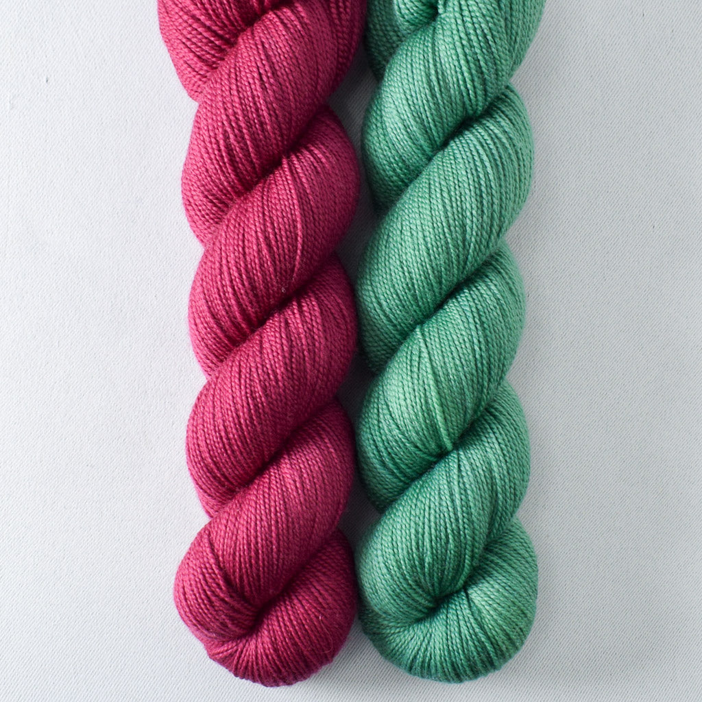 Aubergine, Seaside - Miss Babs 2-Ply Duo