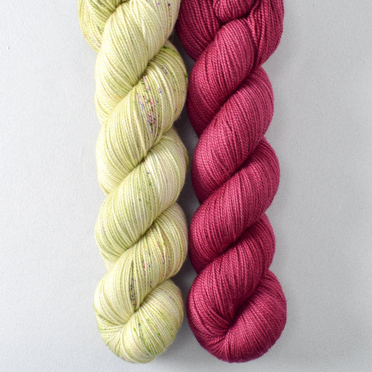 Aubergine, Wandflower - Miss Babs 2-Ply Duo