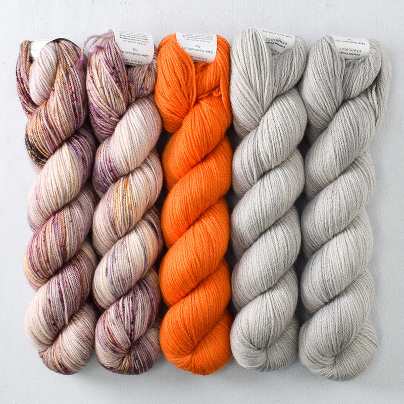 Autumn Toad Lily, Oyster, Zest - Miss Babs Caroline Twists & Turns Set