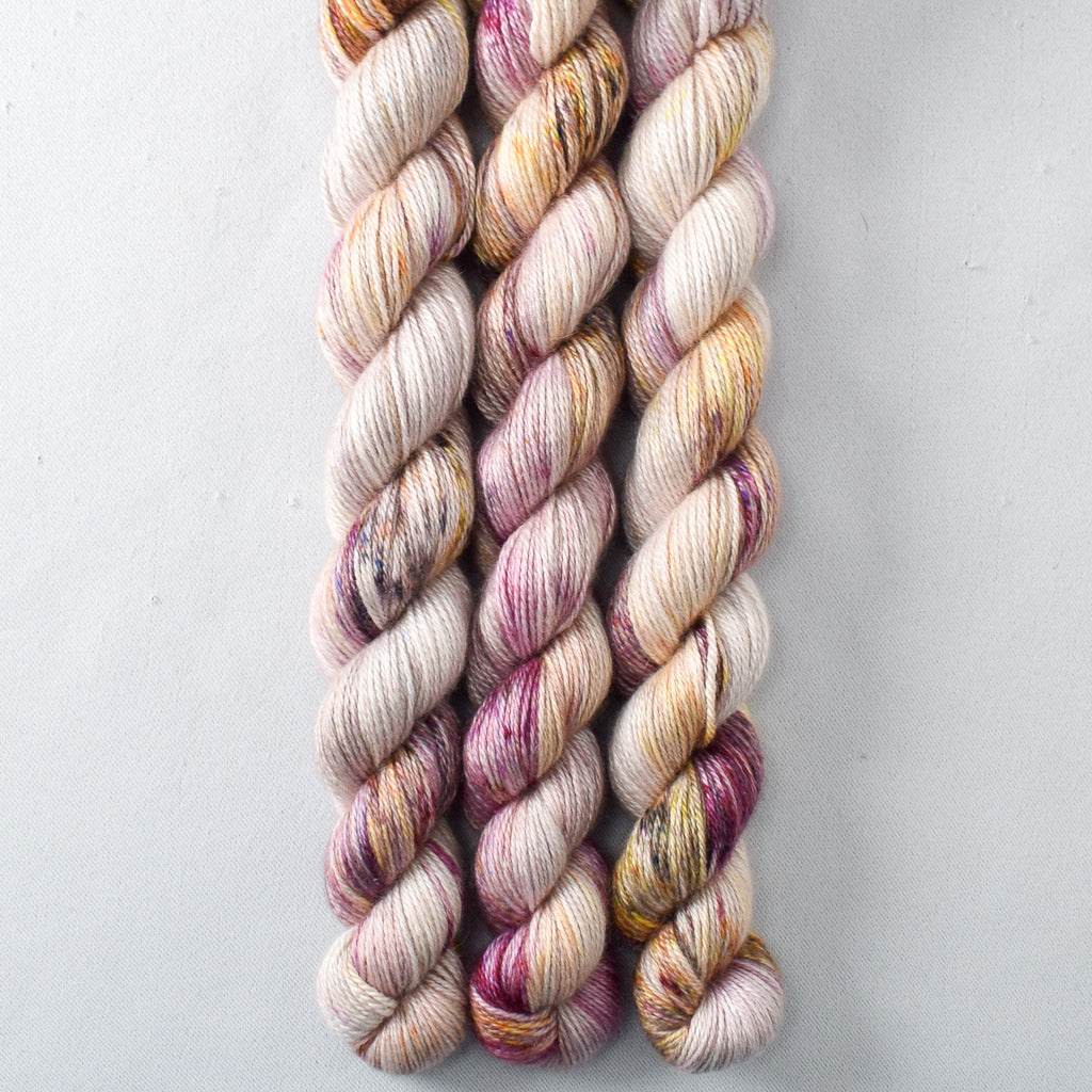 Autumn Toad Lily - Miss Babs Sojourn cashmere and silk yarn