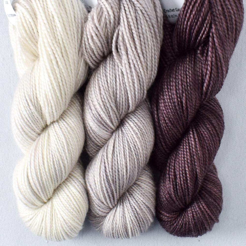 Backsplash Set: Black Salt, Lace Murex, White Peppercorn - Miss Babs Toe Trio