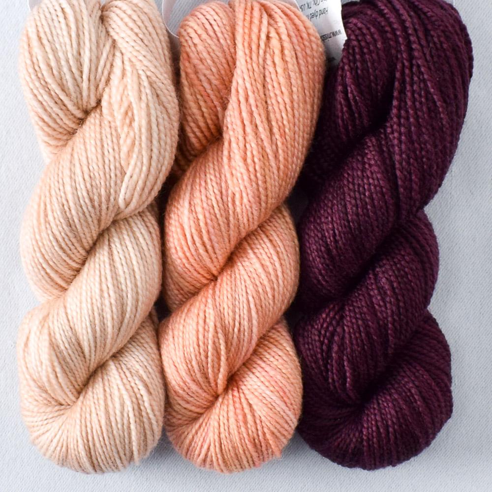 Backsplash Set: Cordovan, Ascent, Muslin - Miss Babs Toe Trio