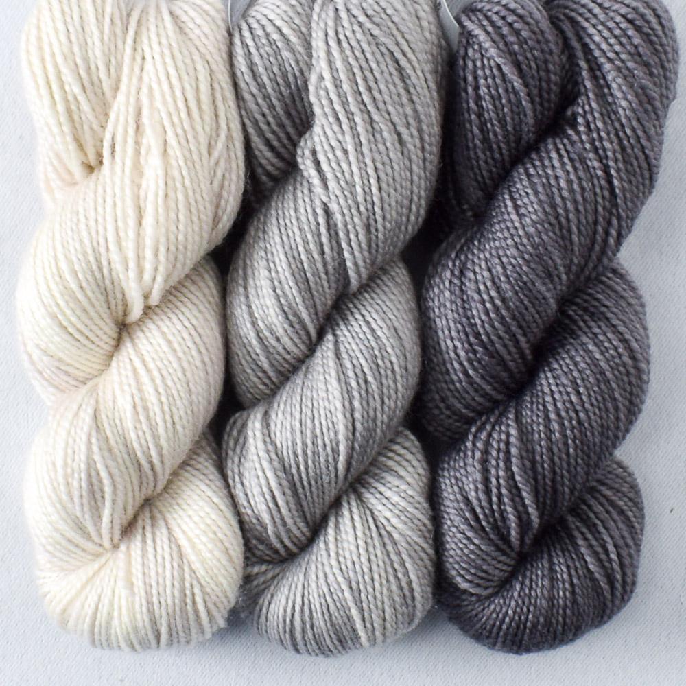 Backsplash Set: Oxidized Silver, Fleur de Sel, White Peppercorn - Miss Babs Toe Trio