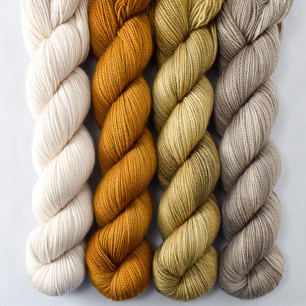 Bark, Barnacle, Flurries, Old Gold - Miss Babs Yummy 2-Ply Quartet