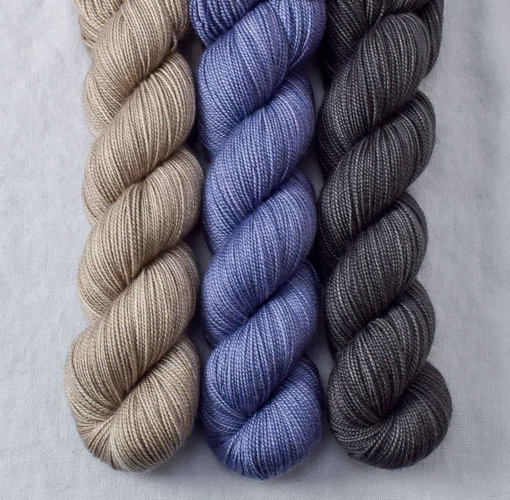 Bark, Blue Mussel, Lycan - Miss Babs Yummy 2-Ply Trio