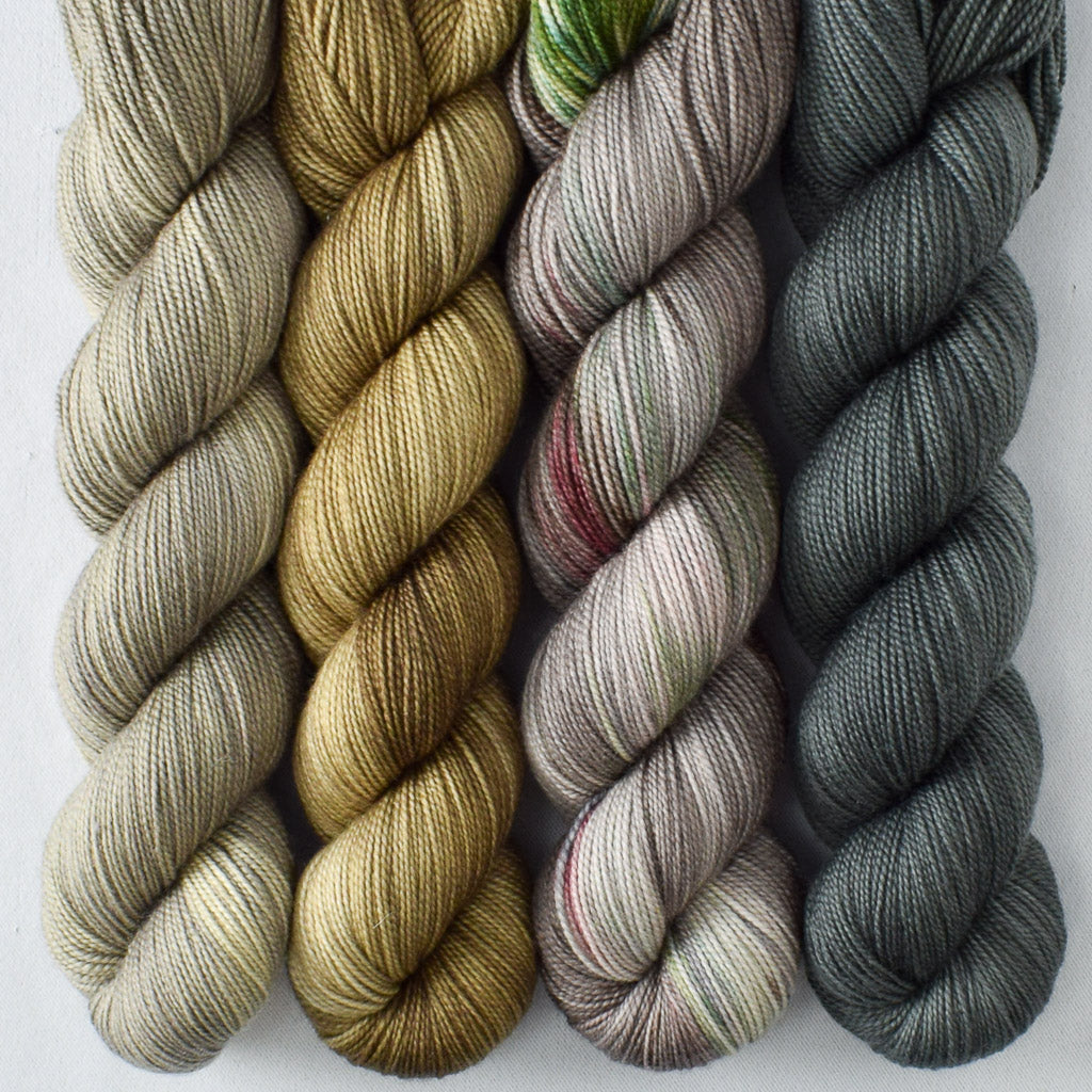 Barnacle, Mamaku, Sycamore, Tucked Away - Miss Babs Yummy 2-Ply Quartet