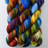 Bat S**t Crazy - Miss Babs Putnam Merino wool and nylon sock yarn