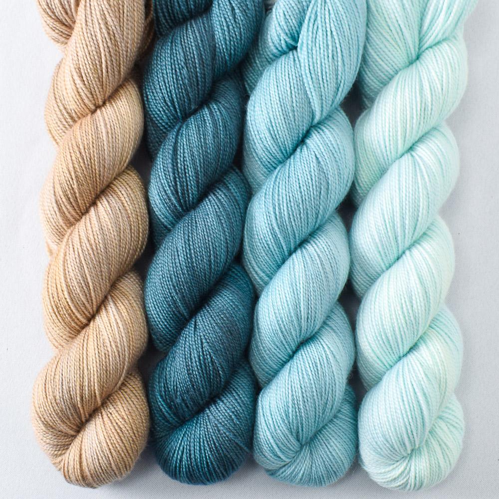 Beach Chair, Beryl, Deer Moss, Sand Dollar - Miss Babs Yummy 2-Ply Quartet