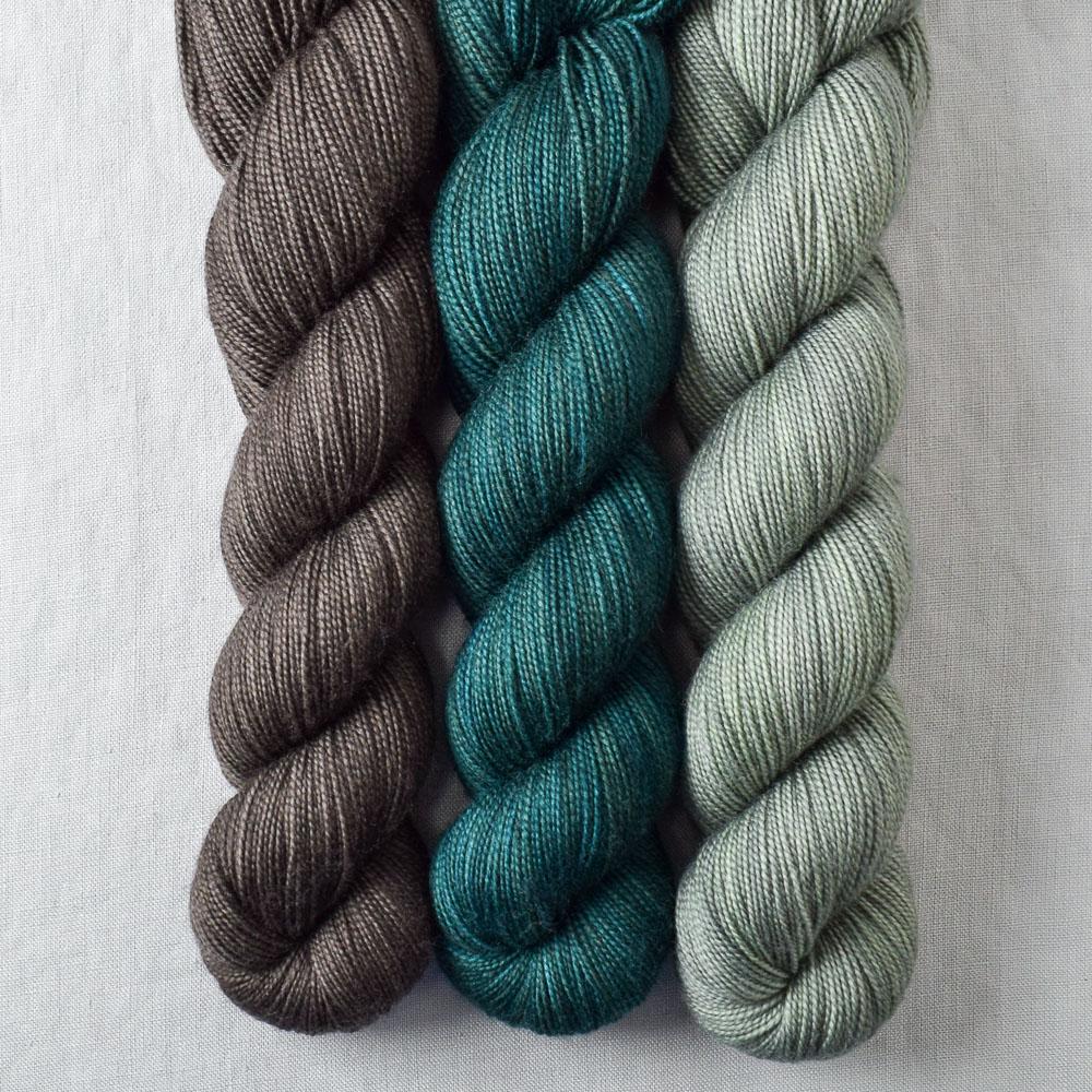 Beachglass, Topaz, Walnut - Miss Babs Yummy 2-Ply Trio