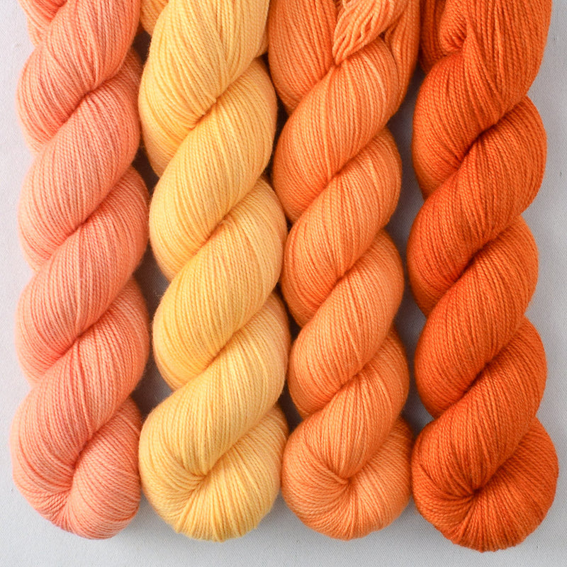 Beam, French Marigold, Ortanique, Yellow Amber - Miss Babs Yummy 2-Ply Quartet