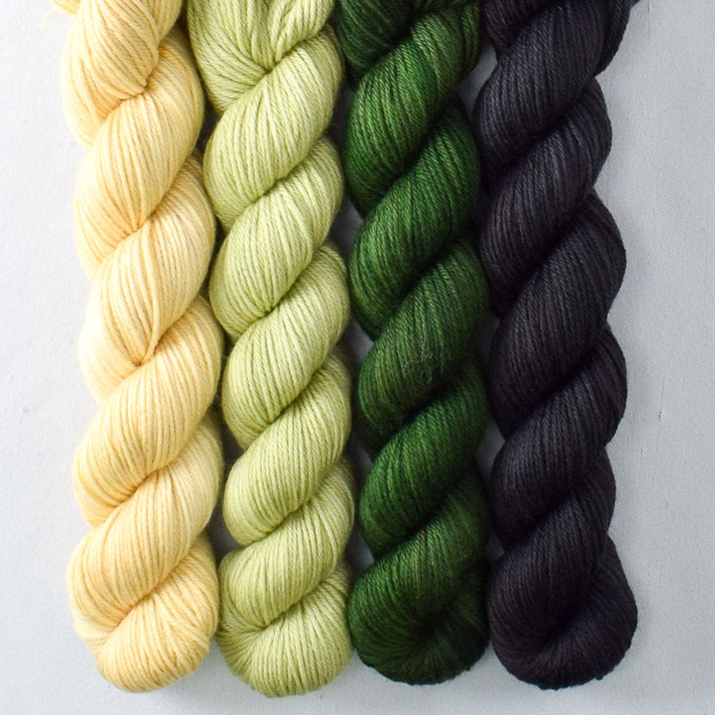 Beanstalk, Frogbelly, Obsidian, Wheaten - Miss Babs Yowza Mini Quartet