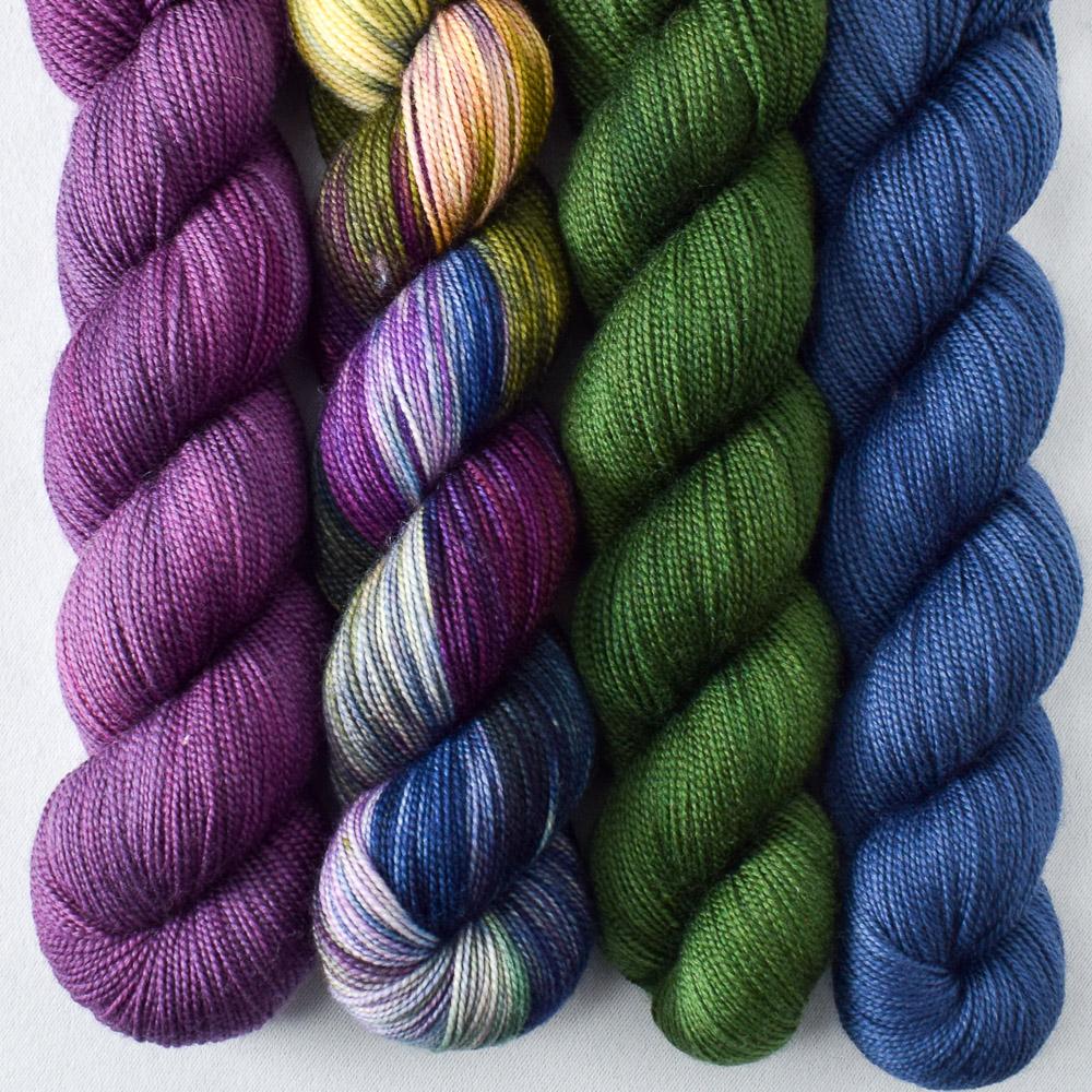 Beanstalk, Navy, Party Favors, Sangria - Miss Babs Yummy 2-Ply Quartet