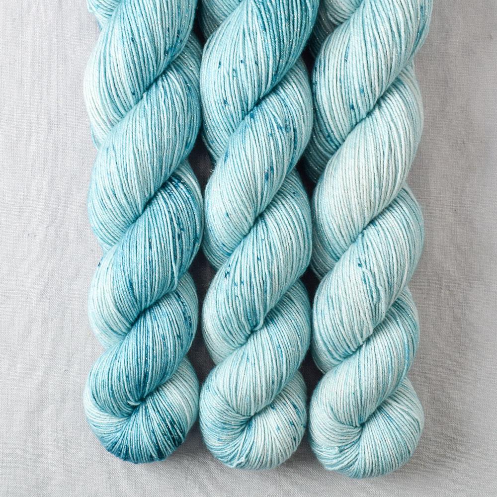 Be at Peace - Miss Babs Estrellita fingering weight superwash merino and Lurex yarn