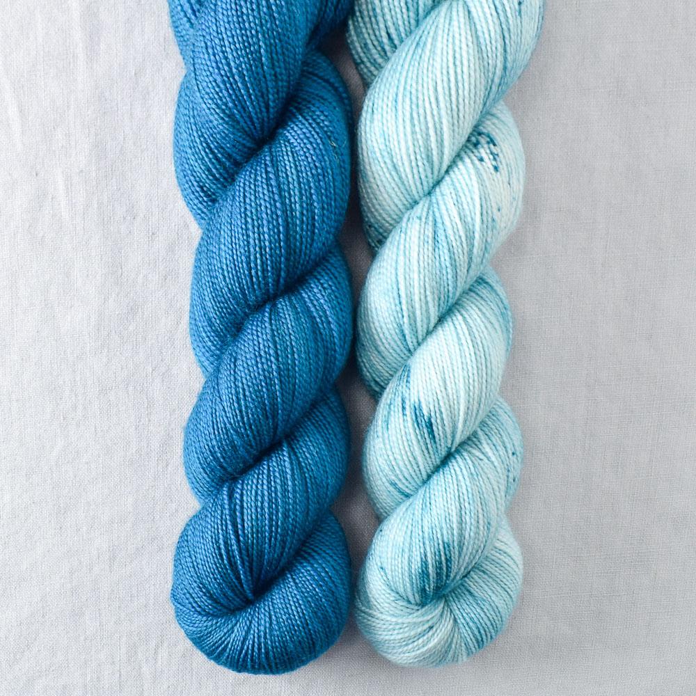 Be At Peace, Sea Teal - Miss Babs 2-Ply Duo
