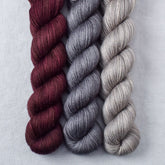 Beechwood, Mahogany, Oxidized Silver - Miss Babs Yowza Mini Trio