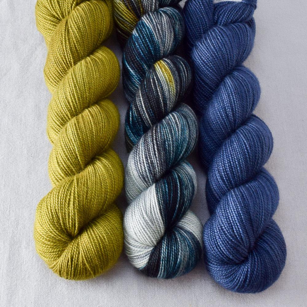Believable, Denim, Moss - Miss Babs Yummy 2-Ply Trio