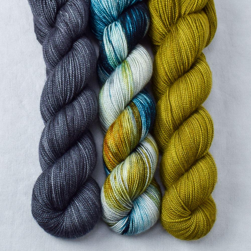 Believable, Moss, Pewter - Miss Babs Yummy 2-Ply Trio