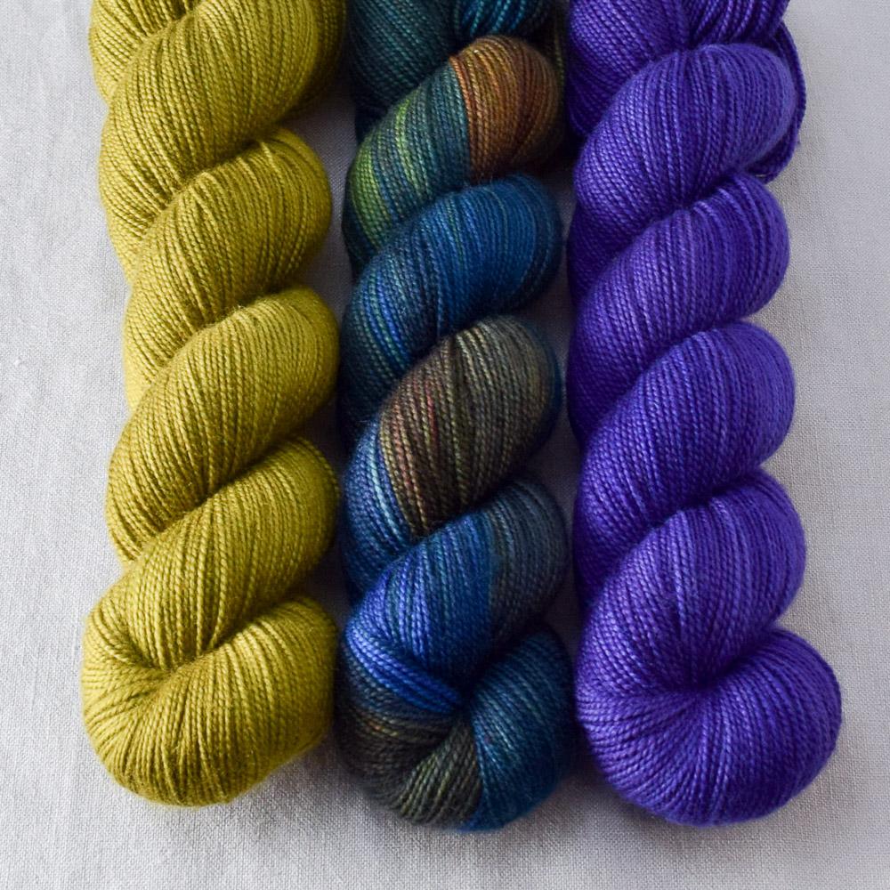 Berlin, Clematis, Moss - Miss Babs Yummy 2-Ply Trio