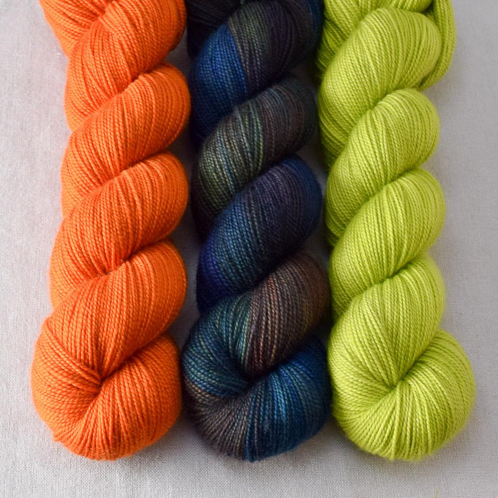 Berlin, French Marigold, Ghoulish - Miss Babs Yummy 2-Ply Trio