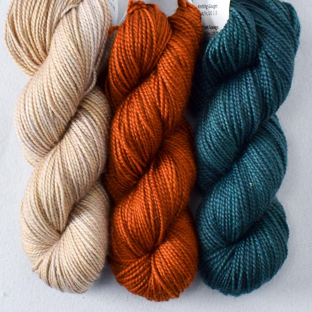 Berries, Leaves, and Vines Set: Blackwatch, Cygnus, Sand Dollar - Miss Babs Toe Trio