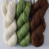 Berries, Leaves, and Vines Set: Dark Chocolate, Snail, Plover - Miss Babs Toe Trio