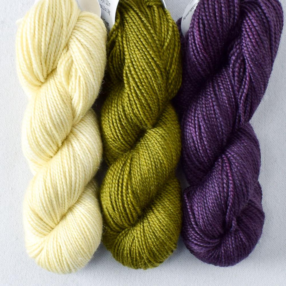 Berries, Leaves, and Vines Set: Sagrada, Moss, Rutile Quartz - Miss Babs Toe Trio
