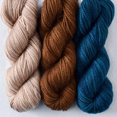 Berries, Leaves, and Vines Set: Tempo, Chocolate, Parchment - Miss Babs Toe Trio