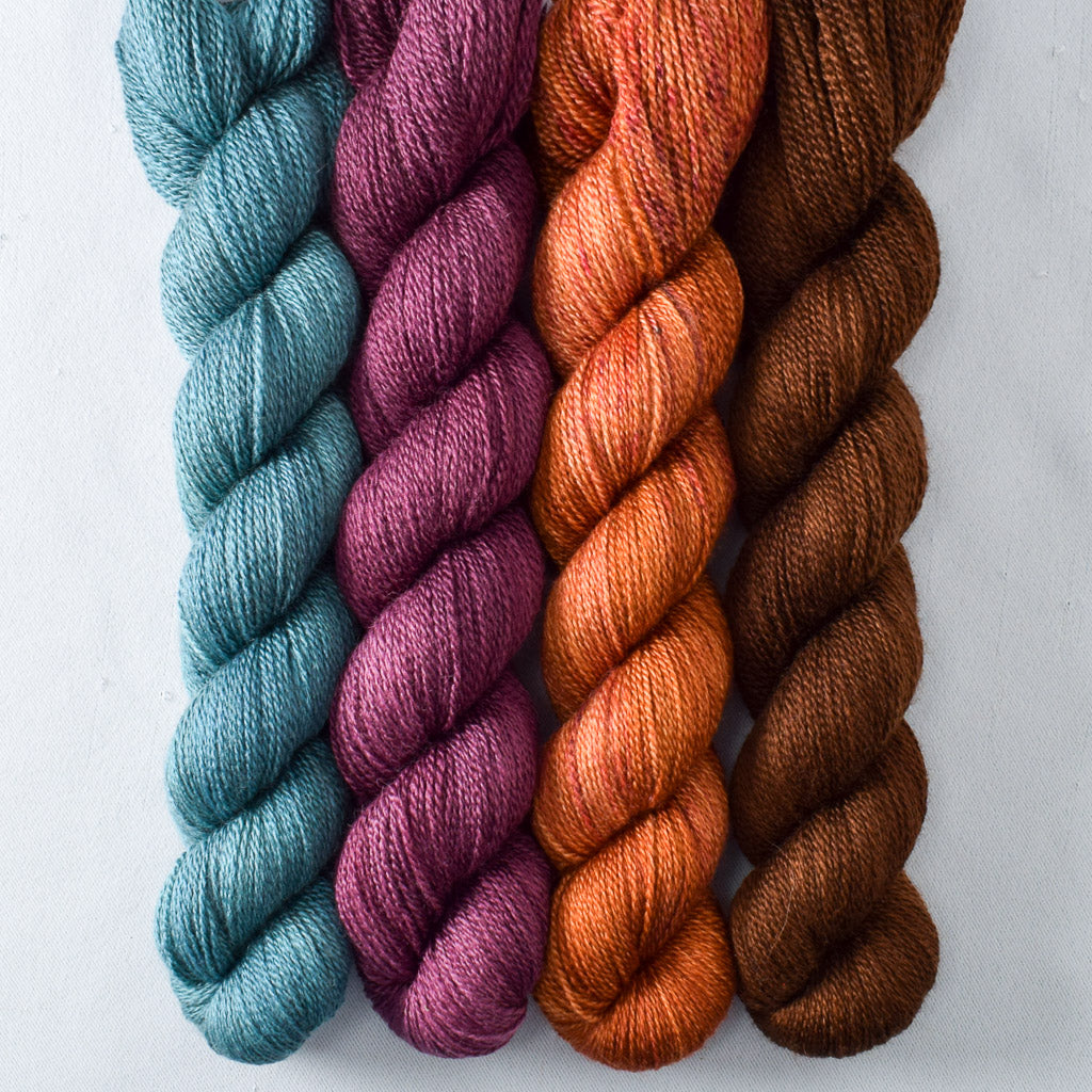 Beryl, Bittersweet Chocolate, Festival Weekend, Plum - Yet Quartet - Babette