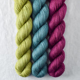 Beryl, Bougainvillea, Fiddlehead - Miss Babs Yowza Mini Trio