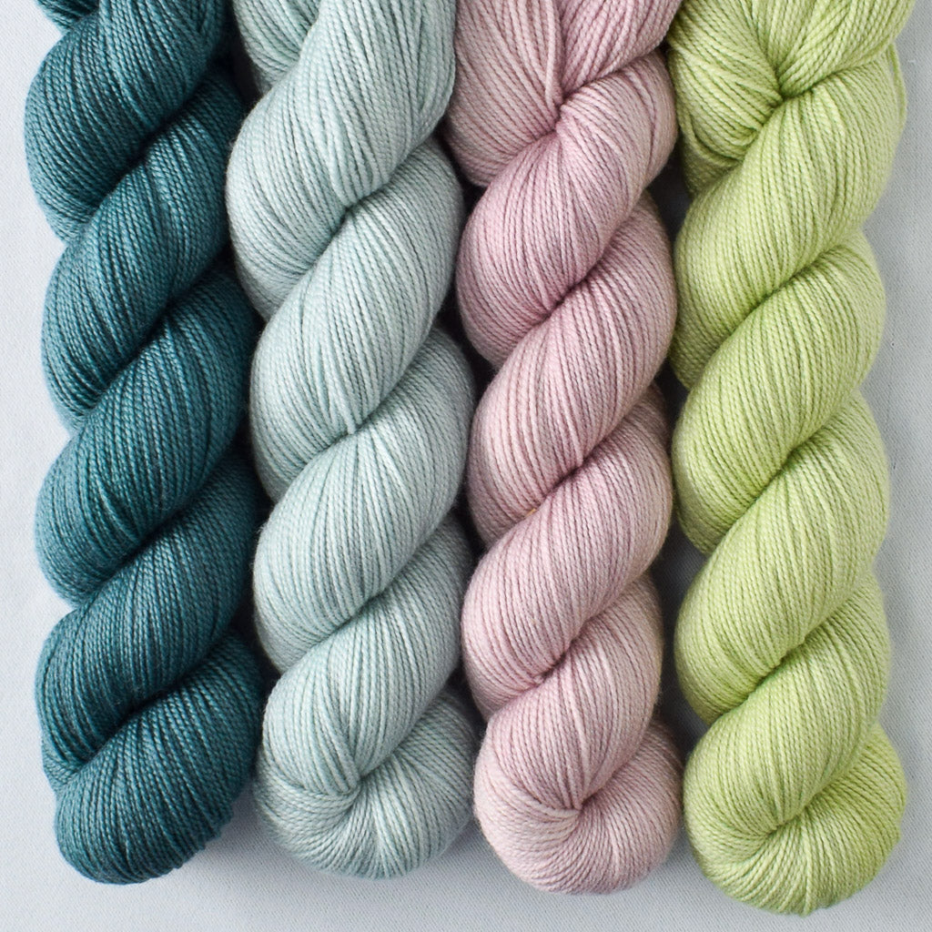 Beryl, Coventry, Softly, Spring Green - Miss Babs Yummy 2-Ply Quartet