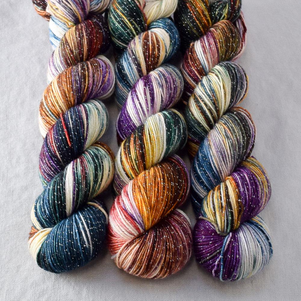 Bewitching - Miss Babs Estrellita fingering weight superwash merino and Lurex yarn