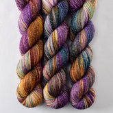 Bewitching - Miss Babs Estrellita fingering weight superwash merino and Lurex yarn