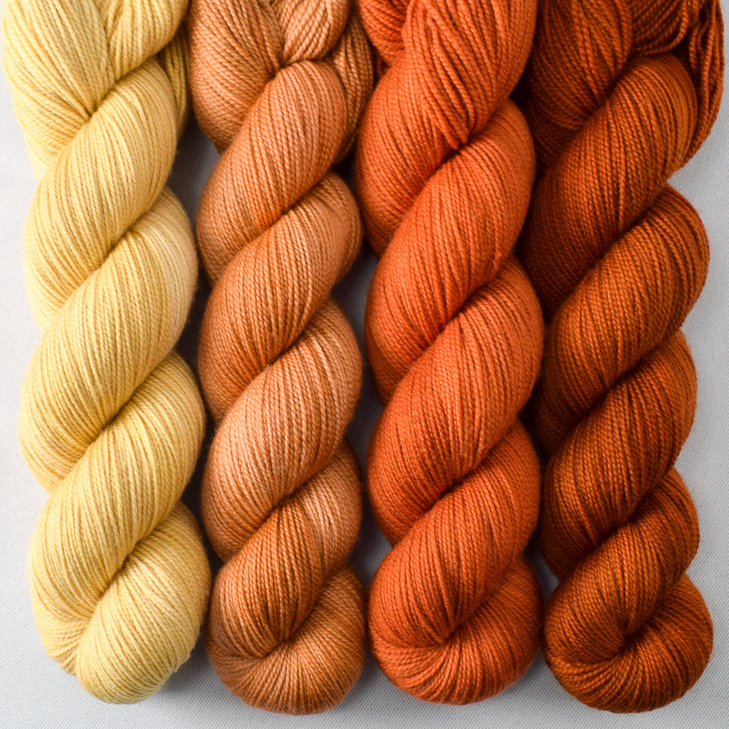 Big Sur, Carnelian, Cygnus, Embossed - Miss Babs Yummy 2-Ply Quartet