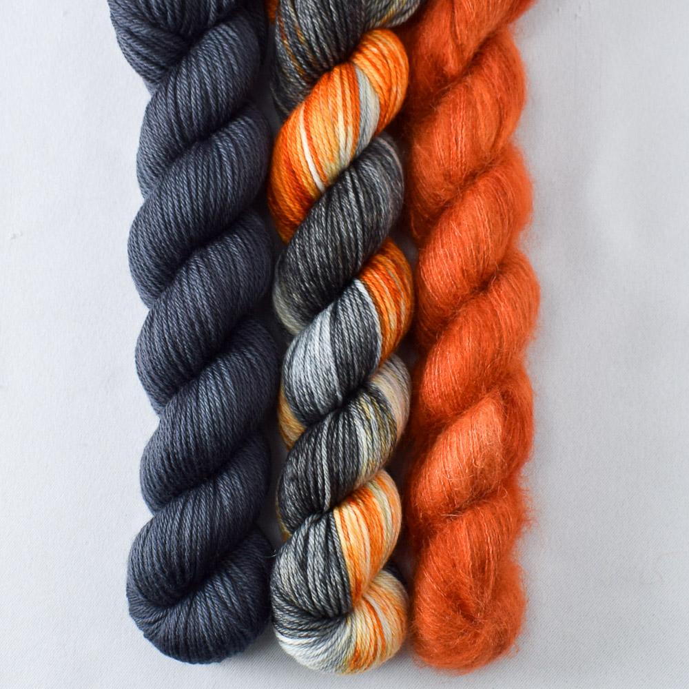 Biker Chick, Carnelian, Pester - Miss Babs Pillowy Cowl Set