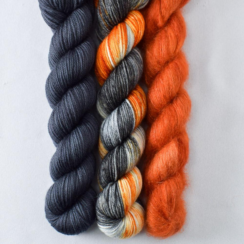 Biker Chick, Carnelian, Pester - Miss Babs Pillowy Cowl Set