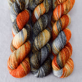 Biker Chick - Miss Babs Estrellita fingering weight superwash merino and Lurex yarn