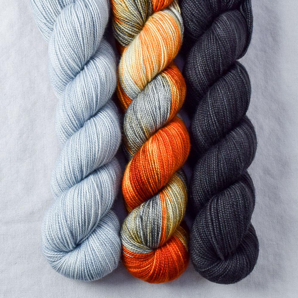 Biker Chick, Faded, Obsidian - Miss Babs Yummy 2-Ply Trio