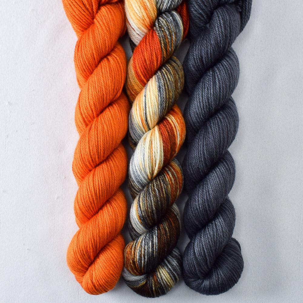 Biker Chick, French Marigold, Pewter - Miss Babs Yowza Mini Trio